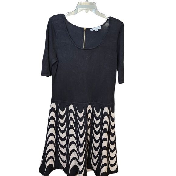 Danny&Nicole sweater dress fit and flare short sleeve Sz XL - Picture 8 of 12